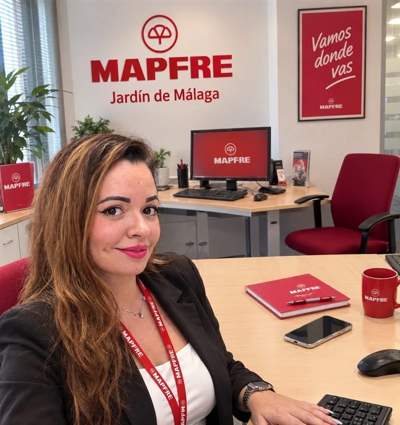 Beatriz Rueda, asesora de clientes en MAPFRE Jardín de Málaga